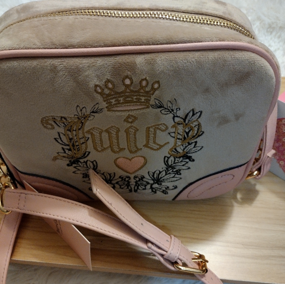 Juicy Couture 👑💎 Cafe Heritage Crossbody Bag 🆕 ✨ - Picture 10 of 10